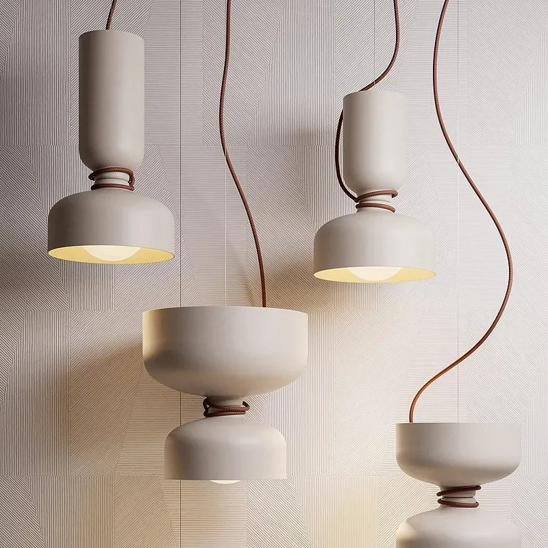 suspension nordique moderne à led pour décoration intérieure créative - vue 5 sur 24