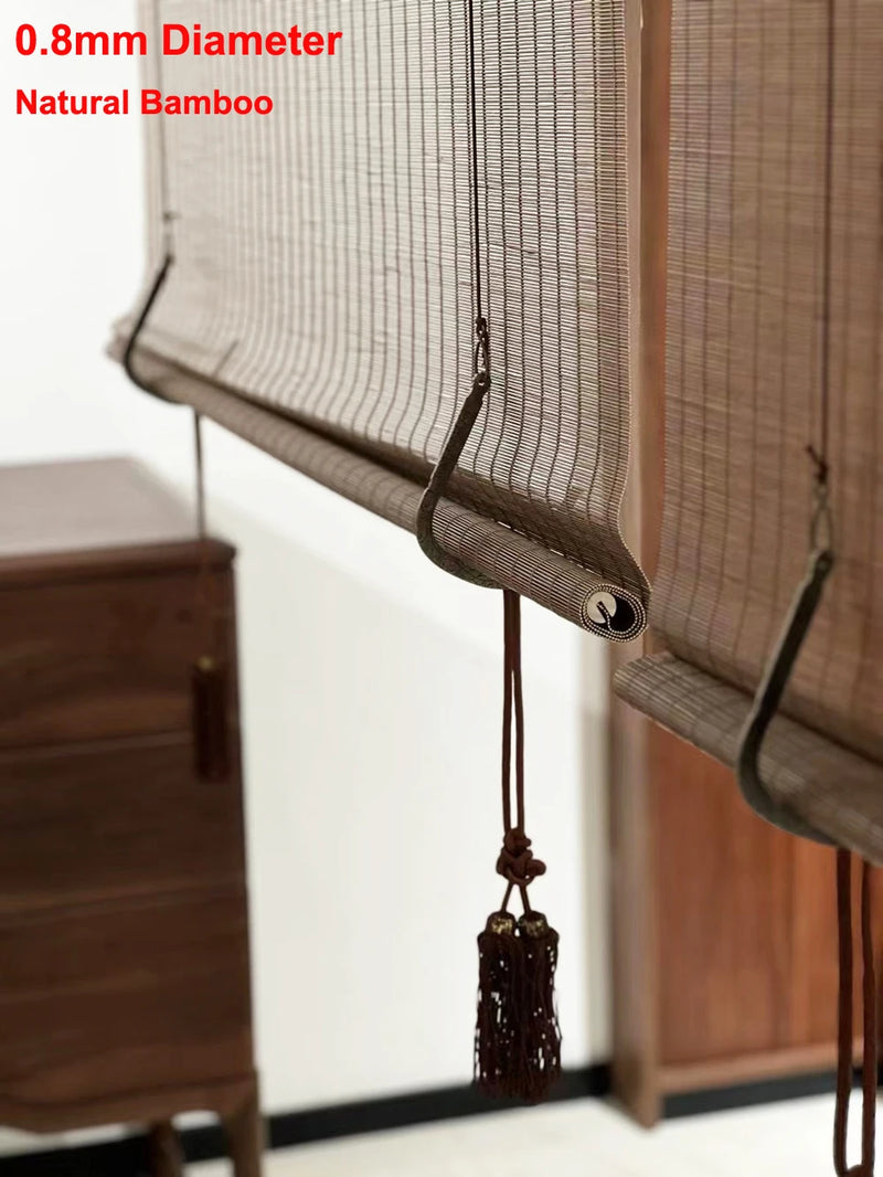 store enrouleur bambou style chinois salon de thé