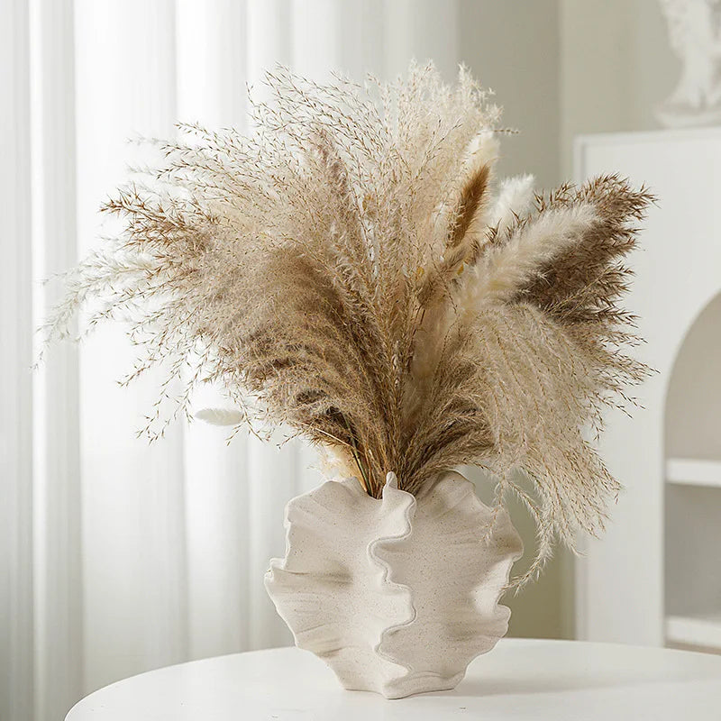 vase en céramique design nordique pour décoration florale moderne - vue 3 sur 10