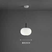 suspension scandinave grande boule de verre design moderne