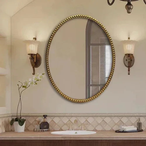 miroirs décoratifs ovales en macramé pour décoration murale - vue 11 sur 13