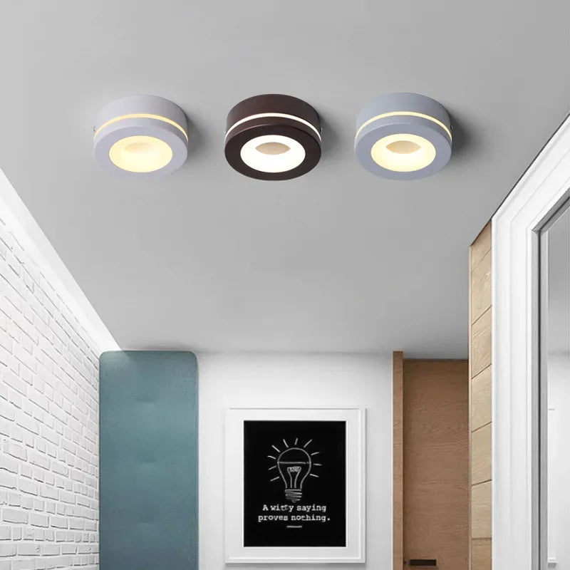 plafonnier led moderne minimaliste pour décoration intérieure lumineuse