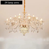 lustre en cristal design pour un éclairage élégant et raffiné