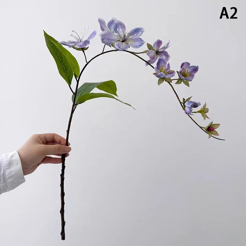 fleurs artificielles suspendues jasmin décoration mariage pour balcon - vue 9 sur 10