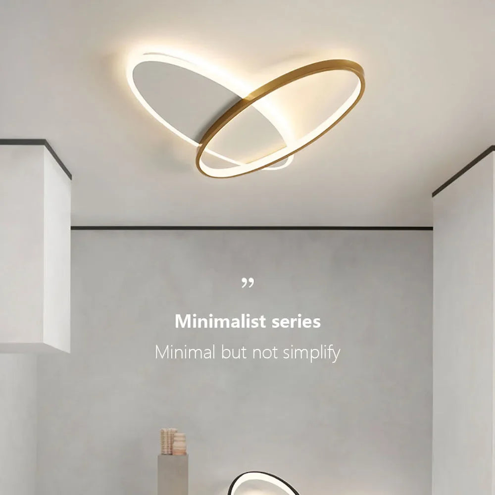 Lustre moderne à leds pour intérieur décoratif