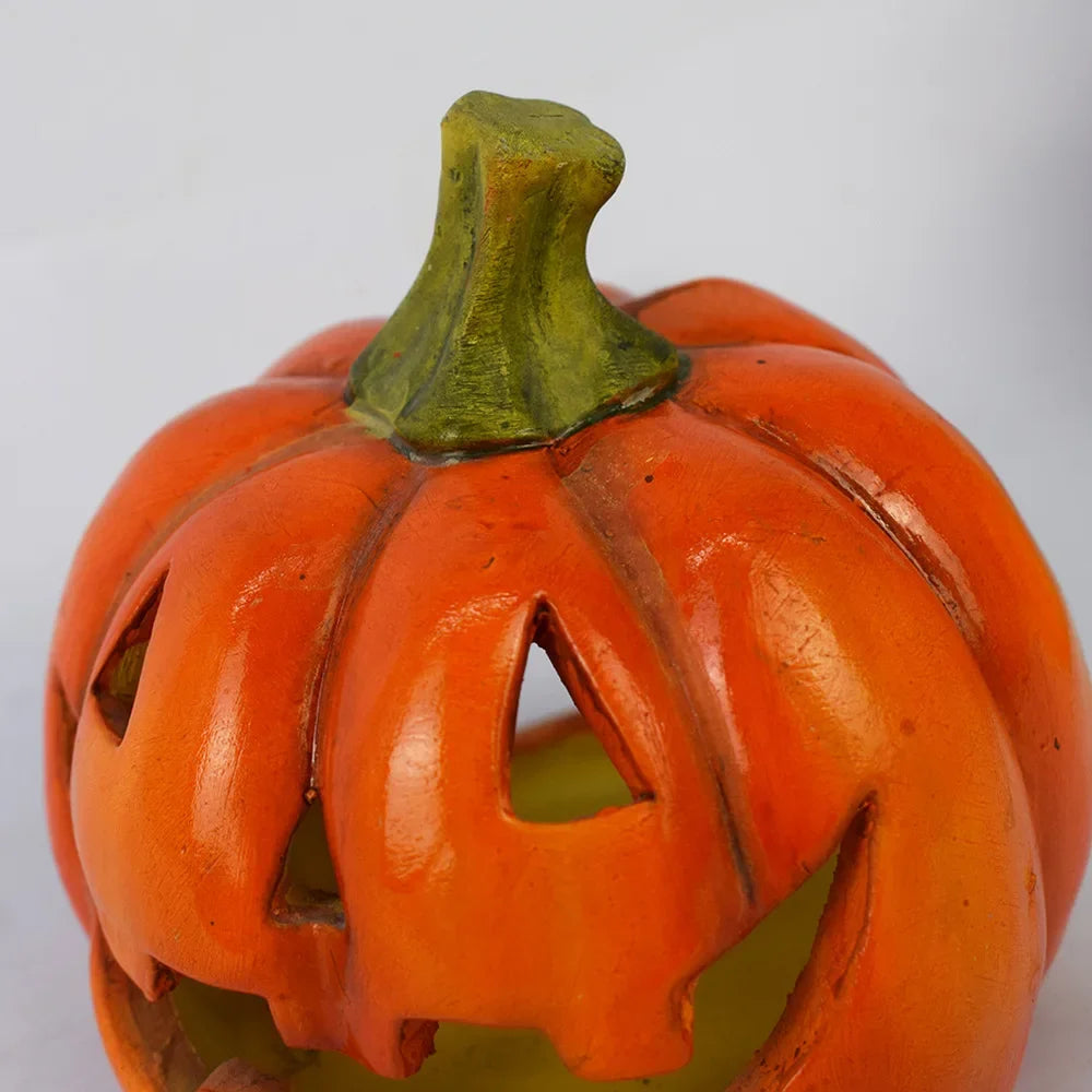 lampe solaire décorative halloween tête de mort corbeau citrouille jardin - vue 5 sur 8