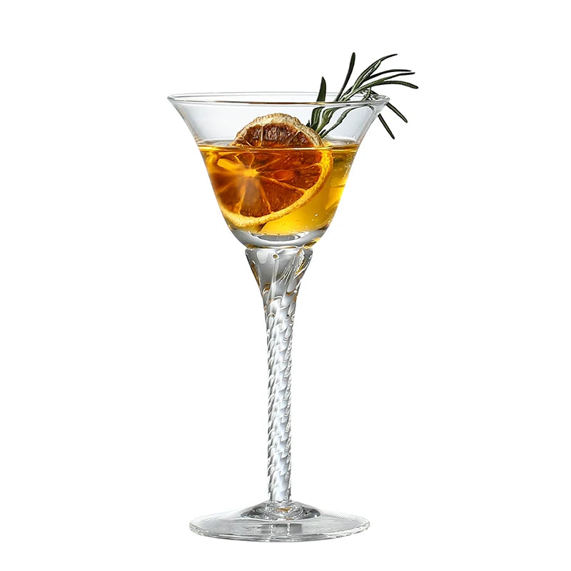 Verres elegants a pied pour cocktails champagne vin - vue 6 sur 7