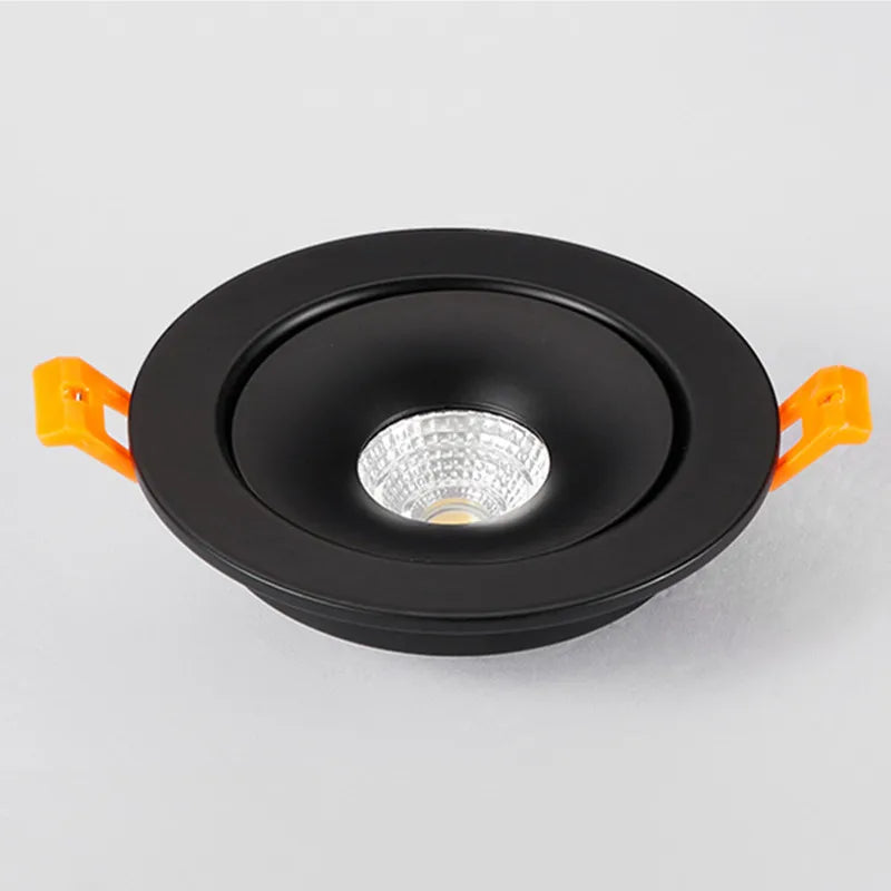 tube led circulaire rotatif 360° plafonnier cob éclairage intérieur - vue 4 sur 6