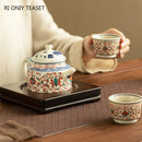 Theiere chinoise ceramique 240ml filtre portable artisanale