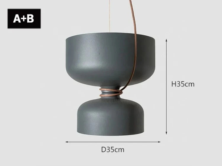suspension nordique moderne à led pour décoration intérieure créative - vue 20 sur 24