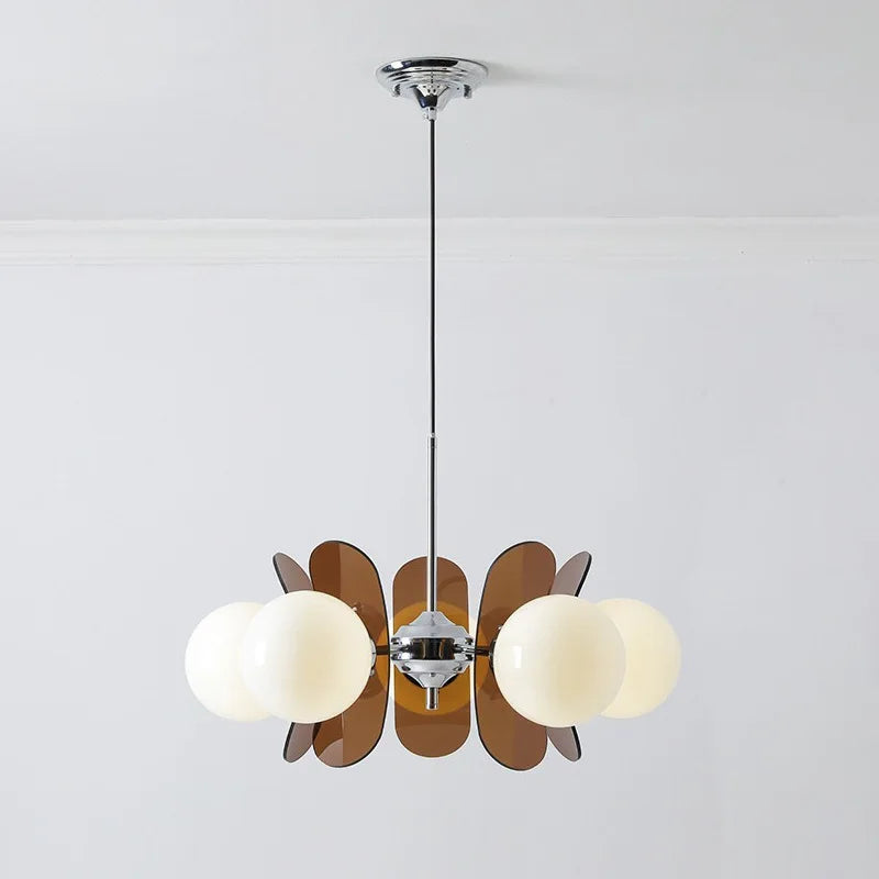lustre bauhaus en acrylique style nordique ancien