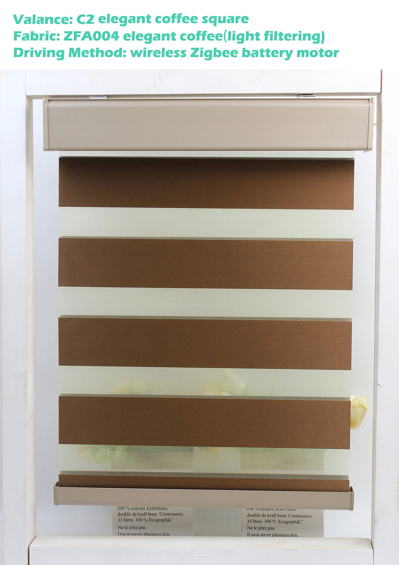 Store enrouleur jour nuit occultant sur mesure fenêtre