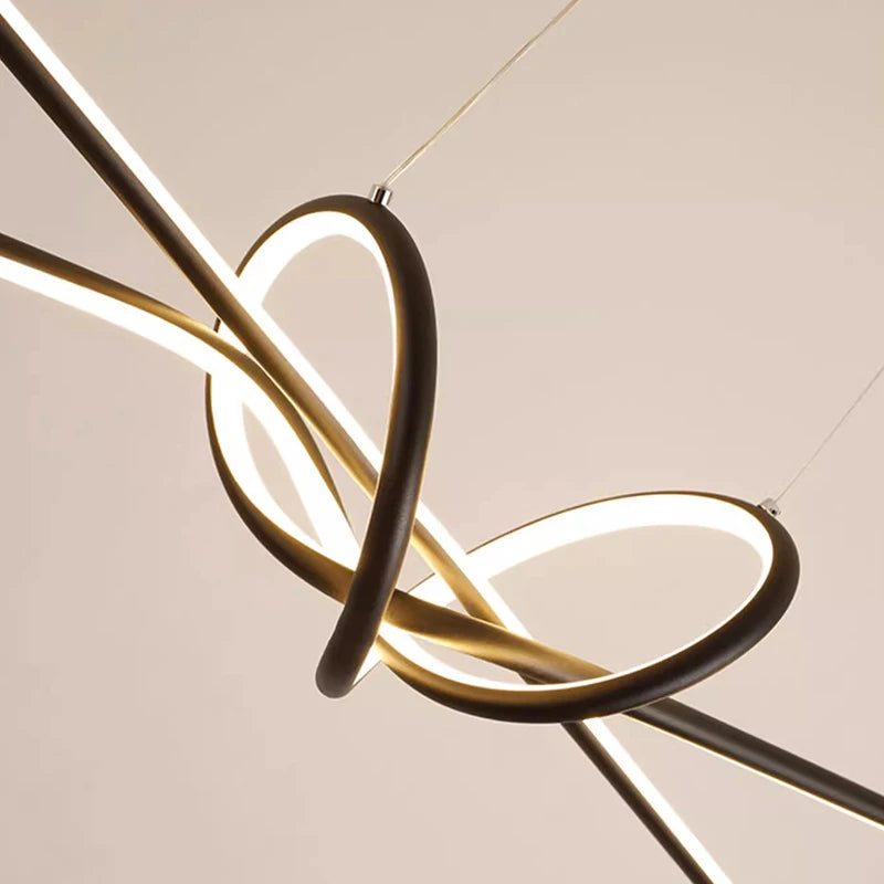 lustre moderne à led pour éclairage intérieur suspendu