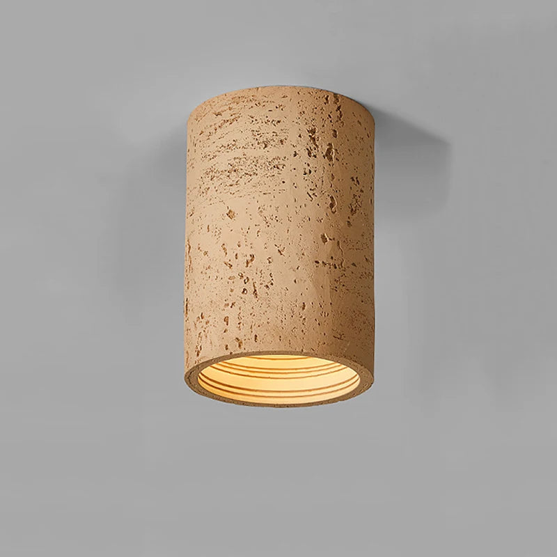 Wabi Sabi – spot lumineux Led en ciment rouge - vue 4 sur 16