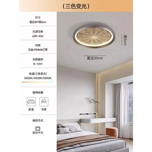 Plafonnier led design moderne original romantique