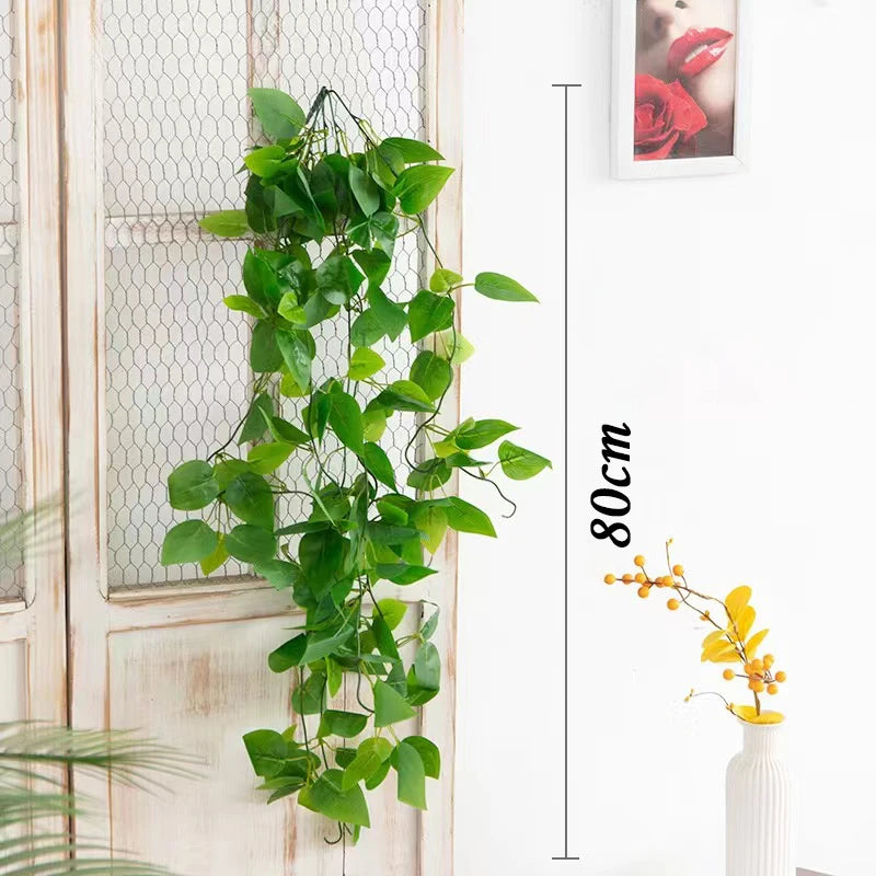 jardinière murale en rotin et osier fait main pour plantes - vue 26 sur 28
