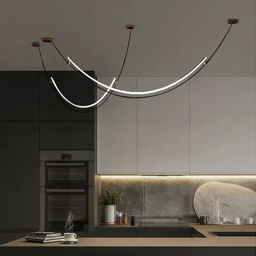 lustre suspendu design minimaliste moderne pour décoration intérieure