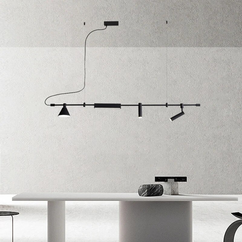 lustre style industriel simple créatif bar table thé - vue 3 sur 7
