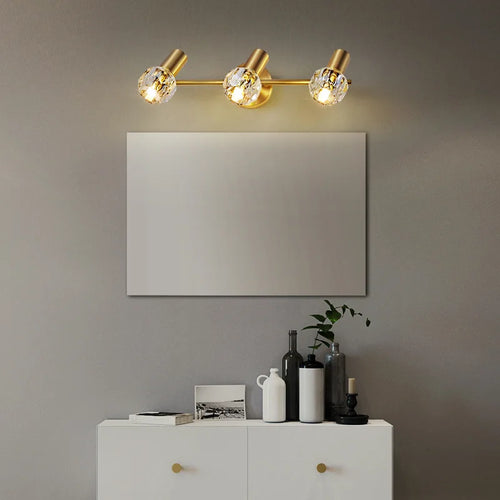 applique murale de luxe en cristal moderne pour intérieur