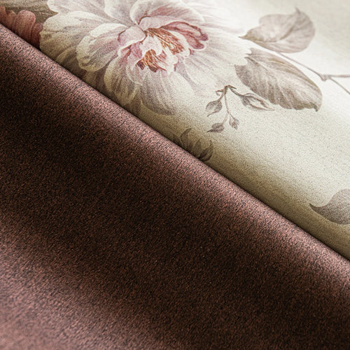 Rideau occultant floral élégant pour salon et chambre