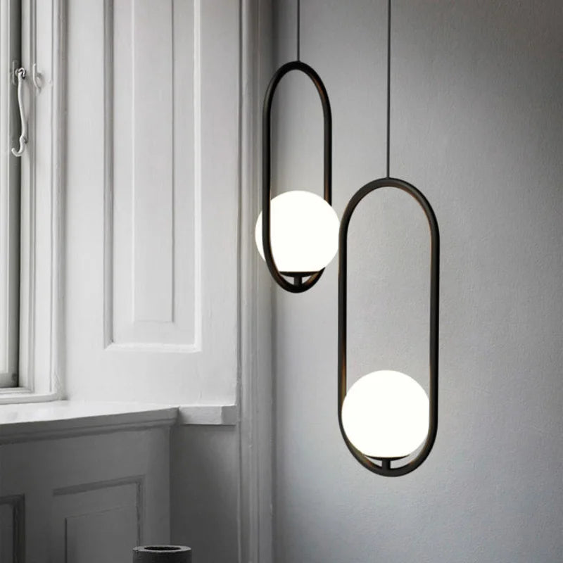 Suspension LED modernes - vue 3 sur 9