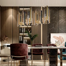 lustre d'art postmoderne de luxe pour restaurant nordique