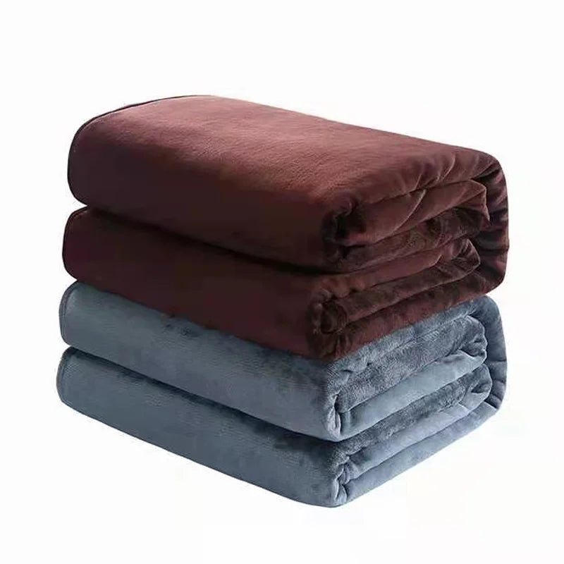plaid polaire flanelle douce pour lit et canapé - vue 3 sur 7