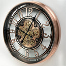 horloge murale mobile en métal décoration intérieure élégante et durable