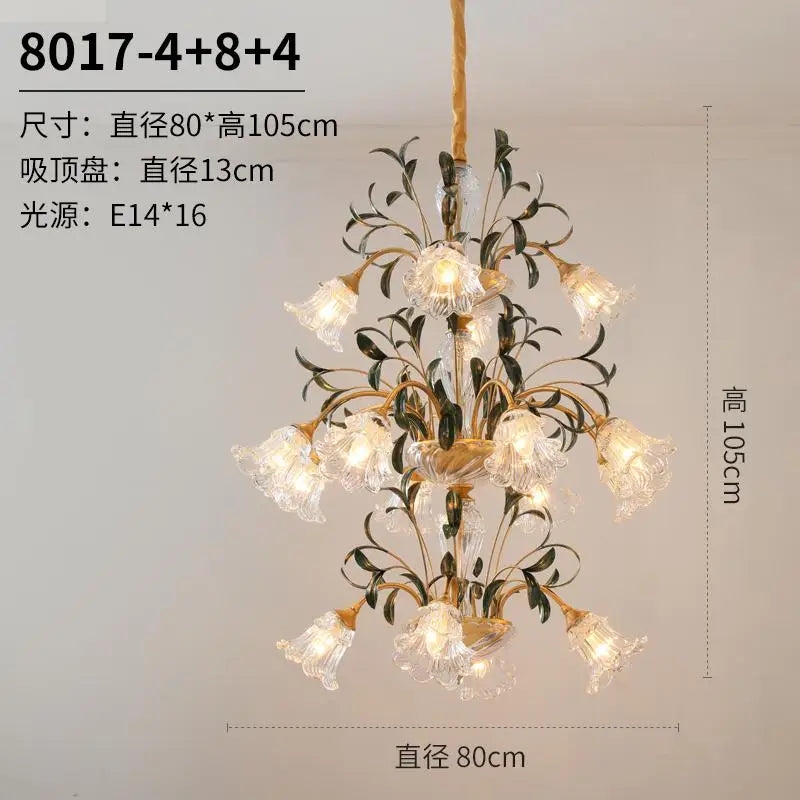 lustre moderne à double style pour bâtiment et hôtel - vue 6 sur 12