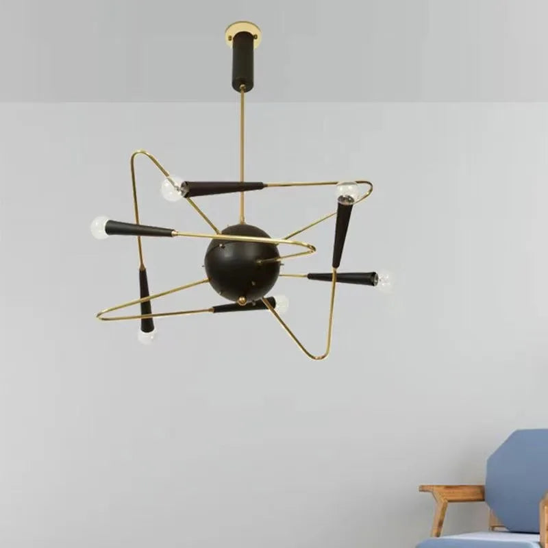 suspension nordique design industriel éclairage moderne pour intérieur - vue 9 sur 9