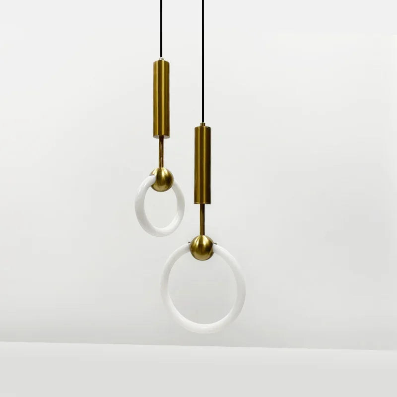lustres led modernes luxueux lampes suspendues décoration - vue 6 sur 16