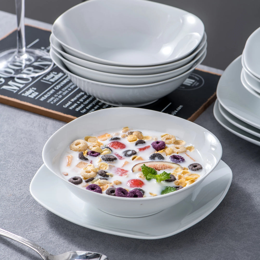 Service de table porcelaine 24 48 pieces moderne