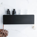 etagère de rangement murale avec crochets en aluminium pour douche et cuisine