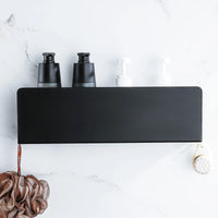 etagère de rangement murale avec crochets en aluminium pour douche et cuisine