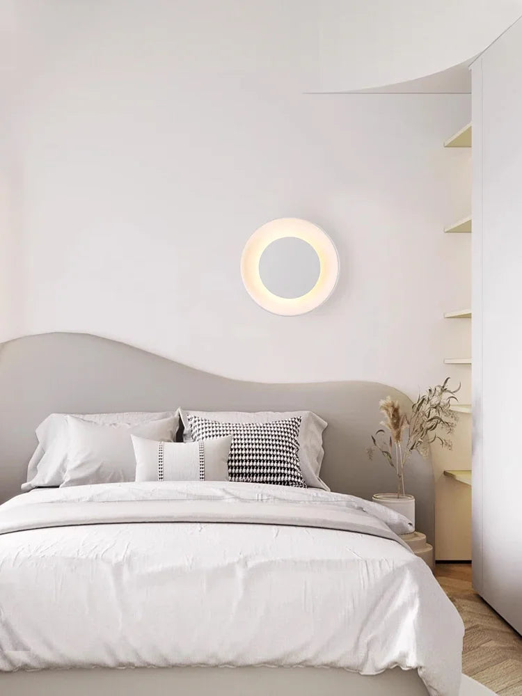applique murale en plâtre design led moderne minimaliste créative - vue 9 sur 8