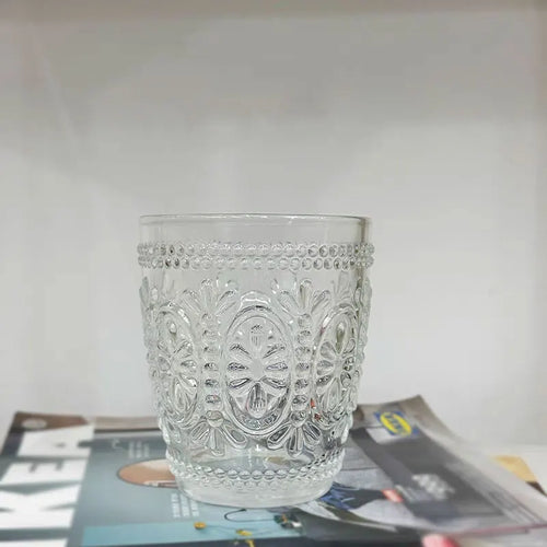 Verres whisky relief style luxe pour spiritueux set