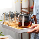 Theiere japonaise verre resistant gaiwan infusion the puer