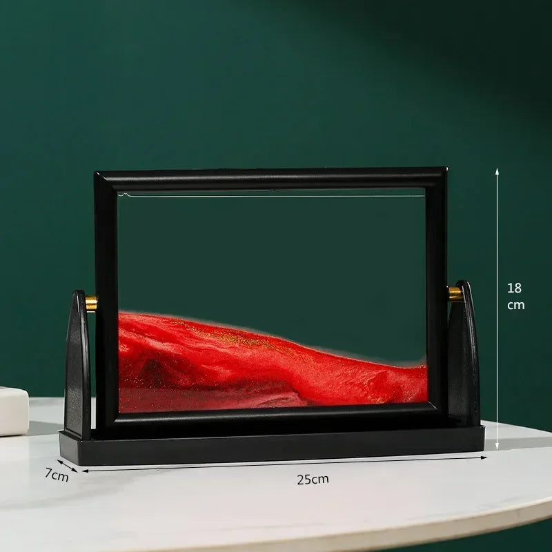 peinture artistique en mouvement sur sable créatif décoratif