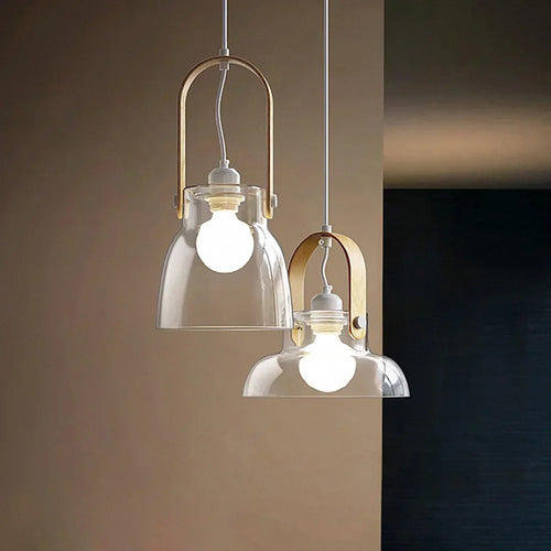 suspension design nordique moderne en verre décoration intérieure