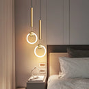 suspension LED en anneau design nordique moderne