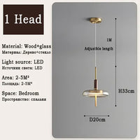 Nordique Loft verre suspension LED lampes suspendues moderne décoration de la maison luminaires LED pour cuisine salle à manger lampe
