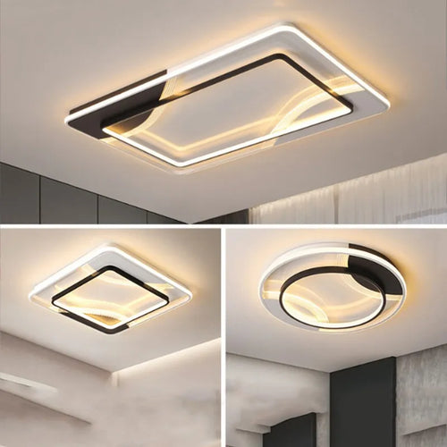 Plafonnier led design moderne intérieur