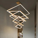 lustre led moderne salon maison plafond luxe intérieur