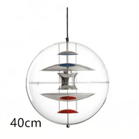 Design nordique en verre: Suspension Globe