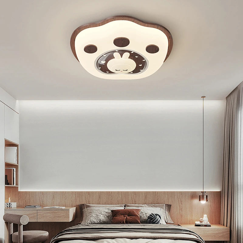 lustre led créatif animaux chat pour enfants - vue 4 sur 12