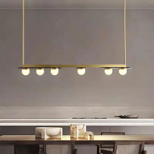 lustre en verre design art déco pour éclairage moderne