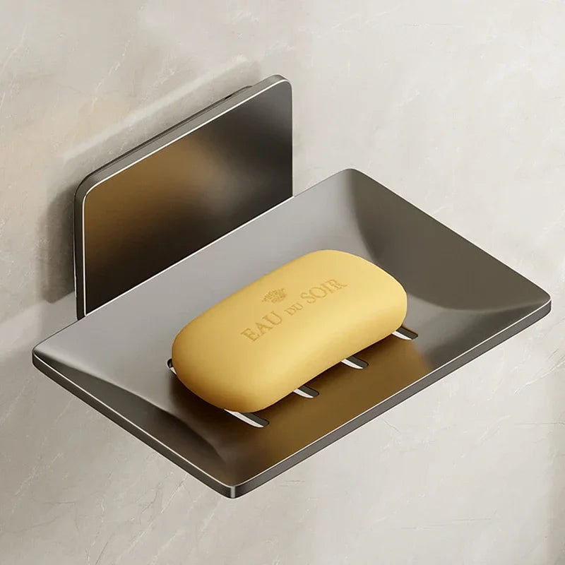 porte-savon mural en aluminium pour rangement et organisation - vue 8 sur 9