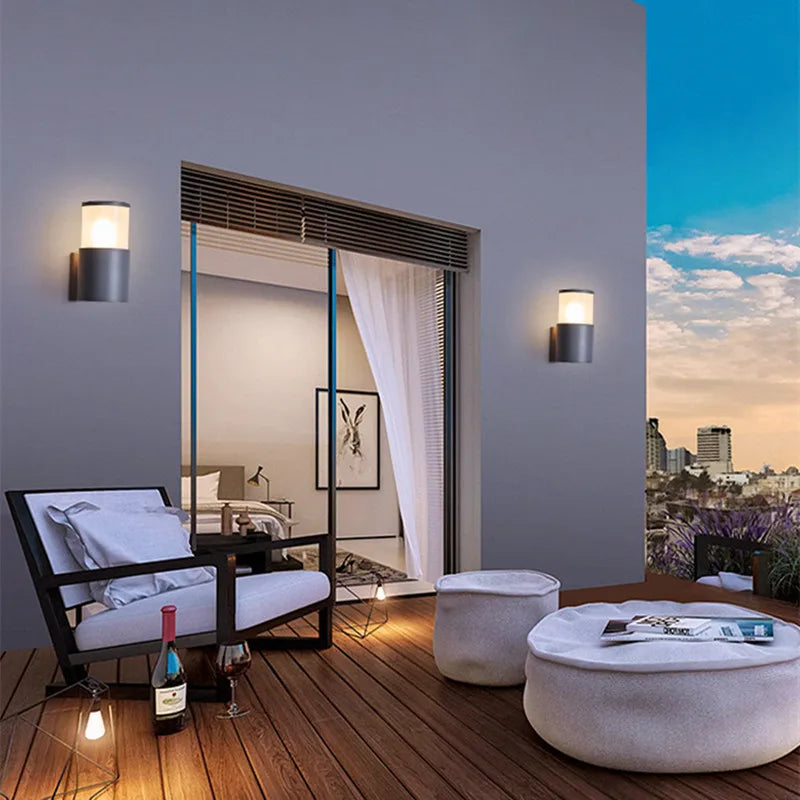 applique murale led étanche pour jardin balcon allée - vue 6 sur 10