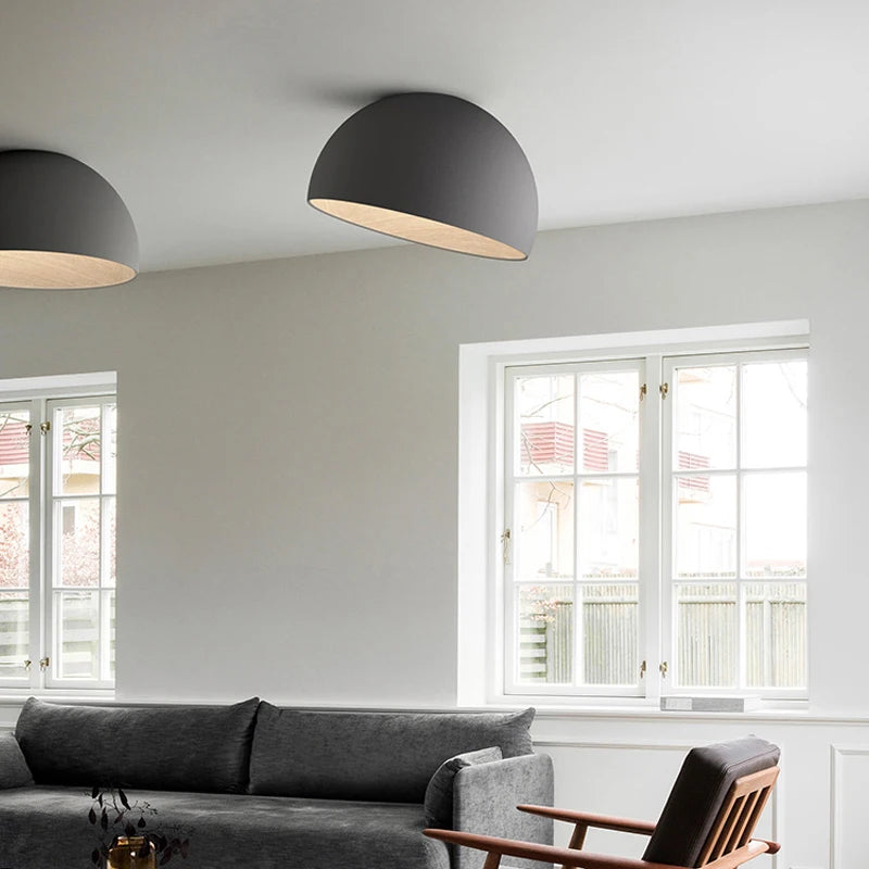 plafonnier led rond style nordique moderne simple décoratif