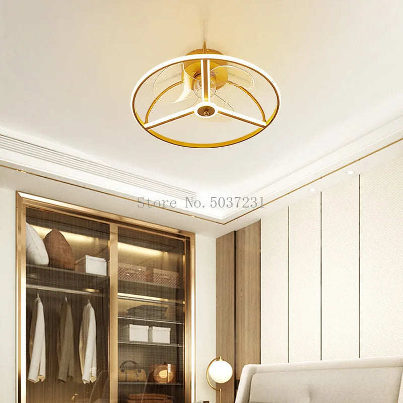 ventilateur de plafond led silencieux pour chambre d'enfants - vue 4 sur 12